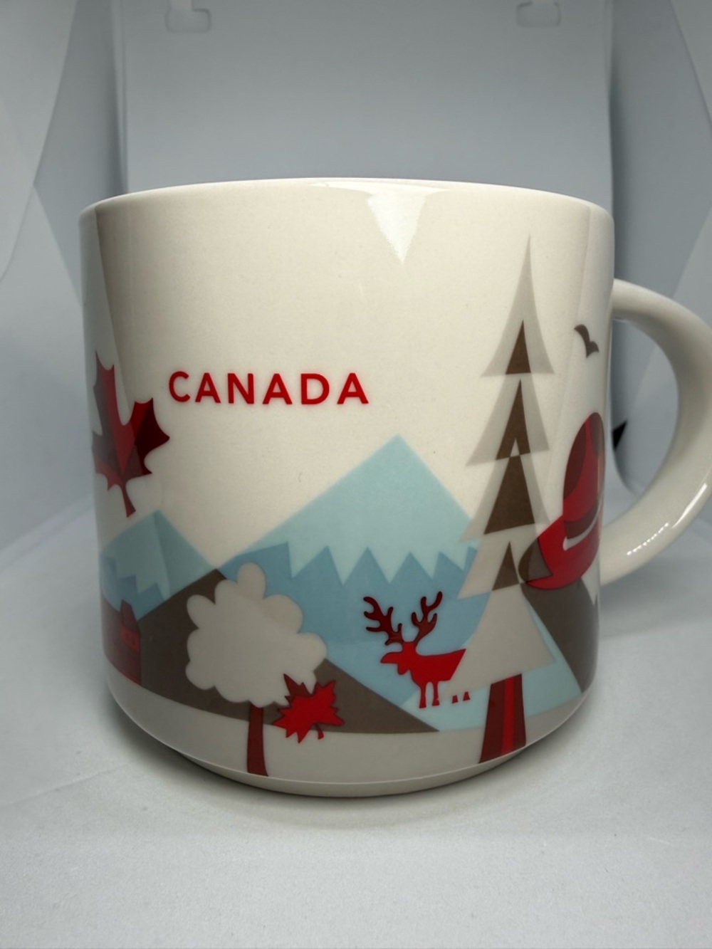 Starbucks Canada Mug Cup You Are Here Collection 14oz USED